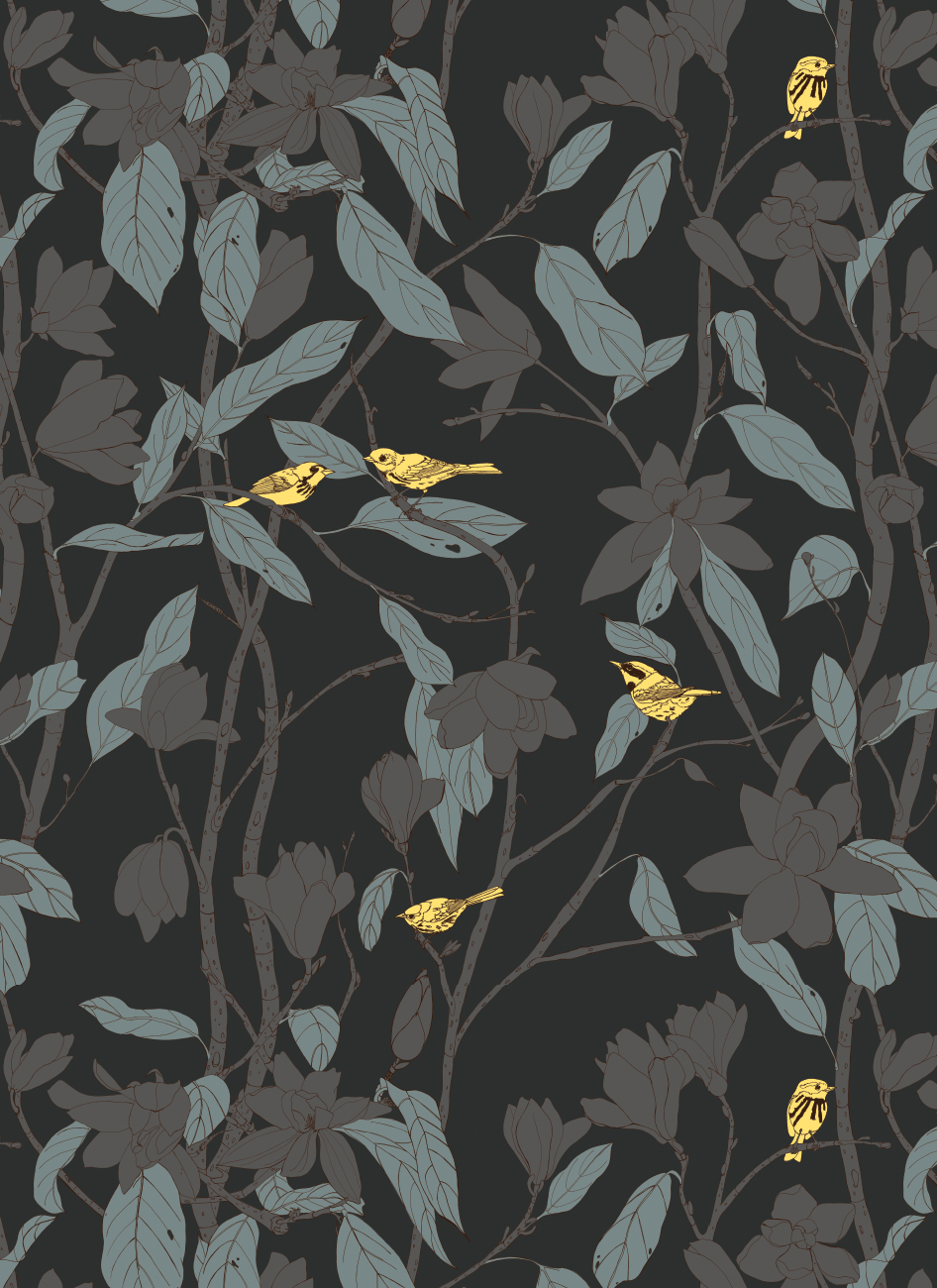 Analisse - Magnolias - Late Summer Bloom