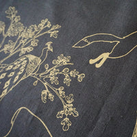 Franz - Dark Night - Linen Fabric