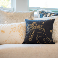 Franz - Dark NIght - 13" Linen Pillow