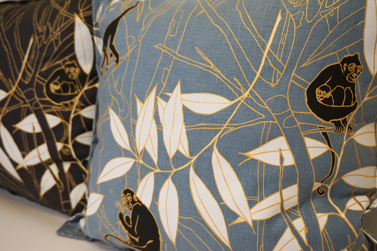 Monkeys Before Dawn - 18" Pillow